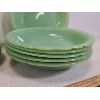 Image 2 : LOT OF 18 - FIRE KING JADEITE BOWLS, PLATES & SAUCERS