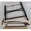 Image 1 : LOT OF 3 - BONE & BOW SAWS - HAY KNIFE