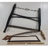 Image 4 : LOT OF 3 - BONE & BOW SAWS - HAY KNIFE