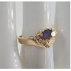 Image 1 : WOMEN'S TANZANITE (?) 14K GOLD RING