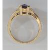 Image 6 : WOMEN'S TANZANITE (?) 14K GOLD RING