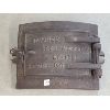 Image 2 : IRON WORKS CAST INDUSTRIAL STOVE FRONT - NAPANEE, ONT.