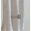 Image 3 : MOISSANITE SS 1.00CT ENGAGEMENT RING - GRA CERTIFIED 