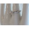 Image 2 :  MOISSANITE SS 1.00CT ENGAGEMENT RING - SZ 7 3/4 - GRA CERTIFIED 