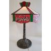 Image 1 : STAINED GLASS COCA - COLA TABLE LAMP 