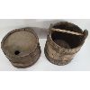 Image 2 : LOT OF 2 - CLOSED & OPEN TOPPED BANDED WATER PAILS