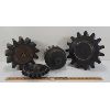 Image 3 : LOT OF 4 - WOOD COG WHEEL GEARS