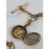Image 2 : MEN'S GOLD PLATED POCKET WATCH W/ HORSESHOE FOB