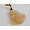 Image 2 : CARVED YELLOW JADE BUDDA PENDANT 