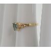 Image 5 : CHILD'S 10K GOLD RING W/ AQUAMARINE STONE