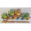 Image 5 : LOT OF 14 - FIRE KING MUGS - INCL GREEN KIMBERLY