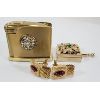 Image 1 : LOT OF 3 - PAIR OF CUFFLINKS, SILENT BUTLER & FISKER LIGHTER