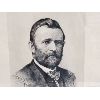 Image 3 : 1894 ULYSSES S. GRANT FRAMED ETCHING - SIGNED BY JAMES FAGAN