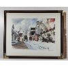 Image 1 : SASKATCHEWAN STATION SCENE BY WENTWORTH FOLKINS - FRAMED SIGNED PRINT