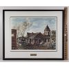 Image 1 : "GODERICH CNR STATION - 1956" BY WENTWORTH FOLKINS - FRAMED SIGNED PRINT