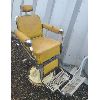 Image 1 : BELMONT UPHOLSTERED BARBERS CHAIR W/ FOOT REST 