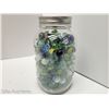 Image 2 : VINTAGE 3 MASON JARS MARBLES