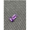 Image 2 : LOT OF 2 0.6CT 5X3MM EMERALD CUT AMEHTYST