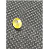 Image 1 : 0.77CT 6X5MM OVAL YELLOW SAPPHIRE WITH INCLUSION