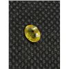 Image 2 : 0.77CT 6X5MM OVAL YELLOW SAPPHIRE WITH INCLUSION