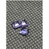 Image 1 : LOT OF 3 0.9CT 4MM IOLITE COLOURED GEMSTONES