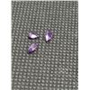 Image 2 : LOT OF 3 0.6 CT 5X3MM PEAR AMETHYST GEMSTONES LOOSE