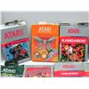 Image 2 : LOT OF 7 VINTAGE ATARI GAME BOXES