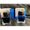 Image 3 : 4 BOTTLES OF MONT BLANC INK, BLACK, EGYPTIAN BLUE, & LAPIS LAZULI BLUE