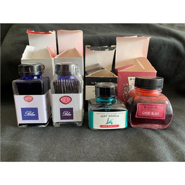 4 BOTTLES OF INK, INC. AURORA, PLATINUM, & HERBIN