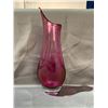 Image 1 : JAN BENDA ART GLASS VASE 14.5"