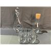 Image 1 : HOLME GAARD GLASS DECANTER, GLASS DECANTER & 4 GLASSES