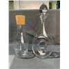 Image 3 : HOLME GAARD GLASS DECANTER, GLASS DECANTER & 4 GLASSES