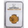 Image 1 : 1899 $10 Eagle Gold Coin NGC MS63