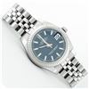 Image 3 : Rolex Ladies Midsize 31MM Stainless Steel Factory Blue Index Dial Jubilee Band D