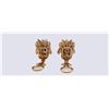 Image 3 : Pair of 18K Yellow Gold Iolite & Diamond Earrings