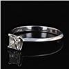 Image 2 : 0.51 ctw SI1 CLARITY CENTER Diamond 14KT White Gold Ring
