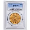 Image 1 : 1908 $20 No Motto Double Eagle Gold Coin PCGS MS63