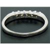 Image 5 : NEW Classic 14k White Gold 0.35 ctw Round Diamond Shared Prong Wedding Band Ring