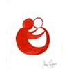 Jane SEYMOUR ORIGINAL: Kindness Campaign - Embrace IV. (red and white)