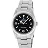 Image 2 : Rolex Mens Stainless Steel Black Dial Oyster Band 36mm Explorer Wristwatch