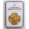 Image 1 : 1927 $20 Double Eagle Gold Coin NGC MS63