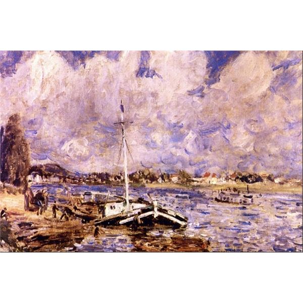 Renoir - Boats On The Seine