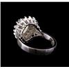 Image 3 : 14KT White Gold 1.04 ctw Diamond Ring