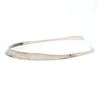 Image 4 : Levin Vintage Sterling Silver Plain Handmade Choker 9.50mm Collar Cuff Necklace