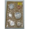 Image 1 : 1962 Uncirculated Canadian Coin Set 43.1g 80% Silver