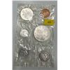 Image 1 : 1961 Uncirculated Canadian  Coin Set 43.1g 80% Silver