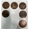 Image 2 : Collection of Queen Victoria Great Britian Penny's from 1861-1879