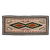 Image 1 : Two Grey Hills Area Navajo Rug, 12'7" x 5'3"