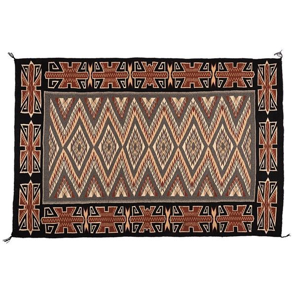 Teec Nos Pos Navajo Rug, 6'10  x 4'6 