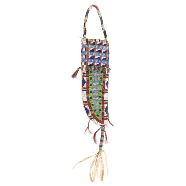 Northern Plains Fully Beaded Knife Sheath